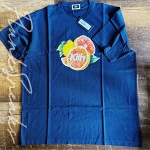 Kith Citrus Graphic Tee • Nocturnal Blue • 2025